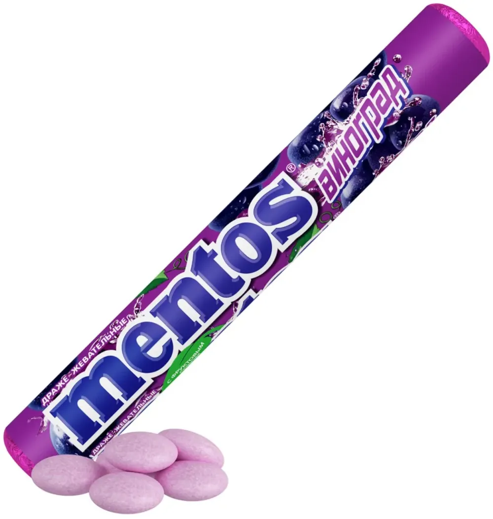 Ментос драже виноград 37,5гр