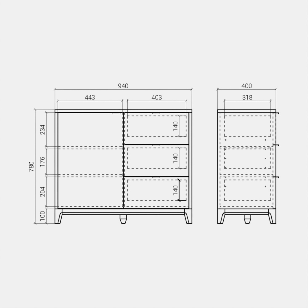 Комод Case CS029