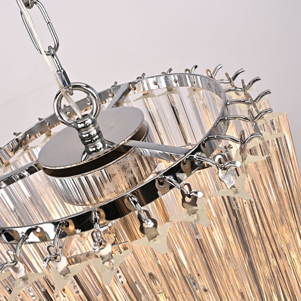 Подвесная Люстра Odeon Chandelier Glass Clear By Imperiumloft