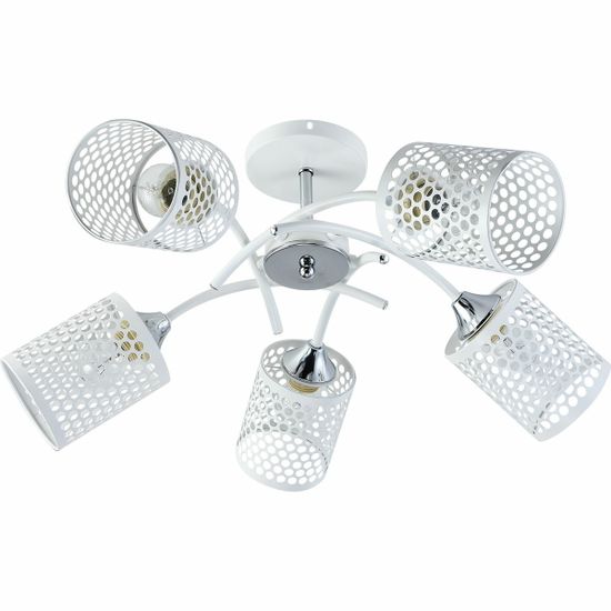 Люстра потолочная Reluce E27 01332-0.3-05 WH+CR