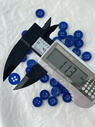 Пуговицы Шан. ярко синий перламутр