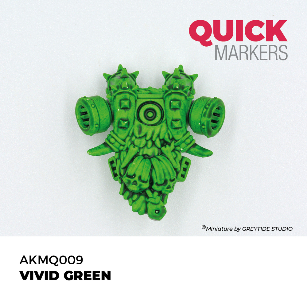 Акриловый маркер AK Interactive Quick Marker Vivid Green