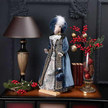 Кукла интерьерная коллекционная Лошадь Виконтесса