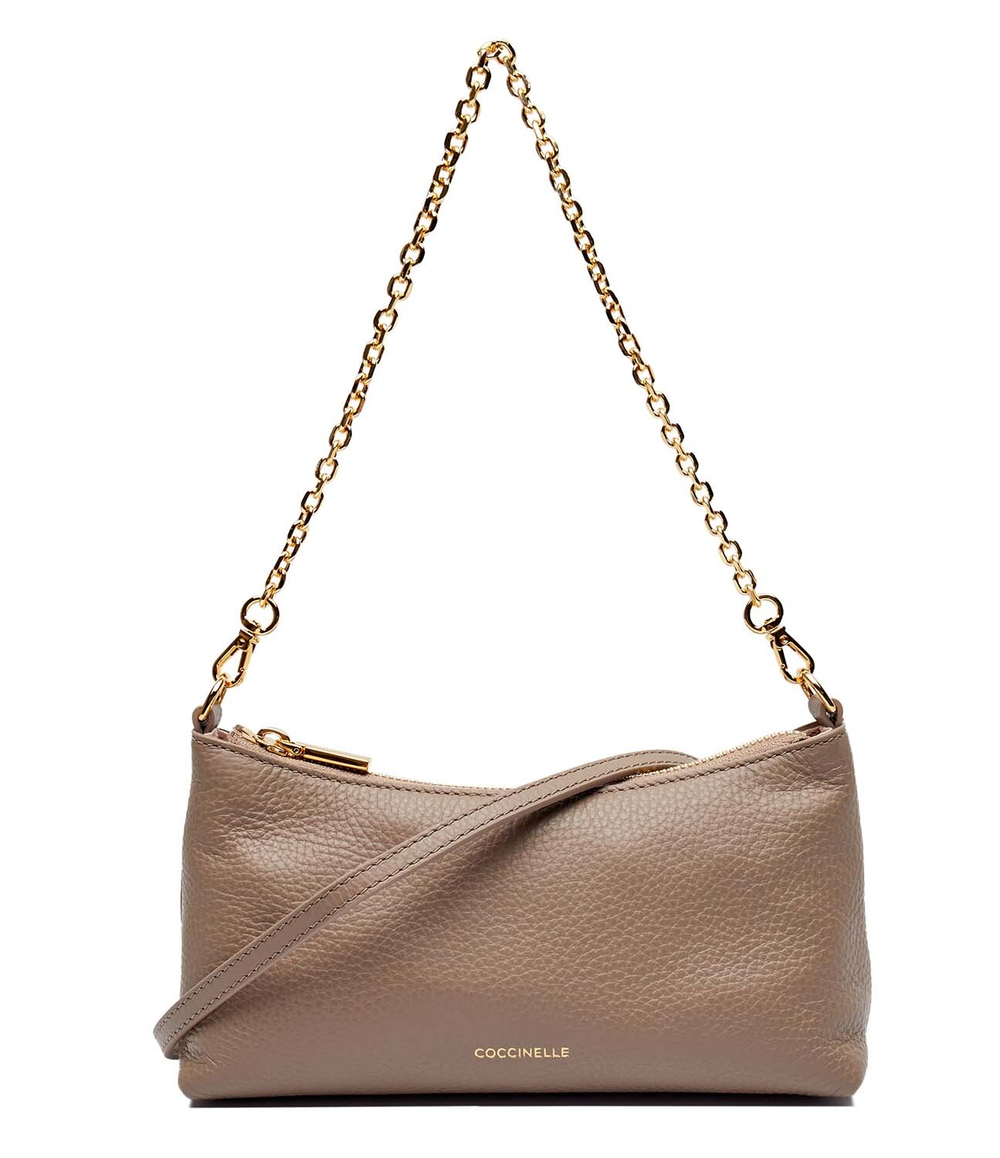 Кожаная сумка через плечо Coccinelle - бежевый(E5 QH0 55 01 01)