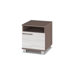 Тумба прикроватная "Аманда" А20 (Шимо темный/Шимо светлый), ЛДСП, MODERN, г. Ижевск