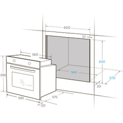 Электрический духовой шкаф Midea MO 98270 CGW