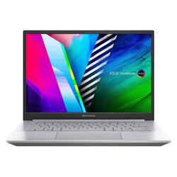 Ноутбук ASUS Vivobook Pro 14 OLED M3401QA-KM113, 14", AMD Ryzen 5 5600H 3.3ГГц, 8ГБ, 256ГБ SSD, AMD Radeon , noOS, 90NB0VZ3-M002V0, серебристый