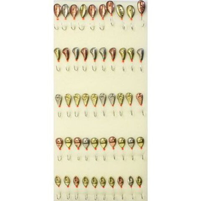 Мормышка металлическая паяная №41, крючок №10