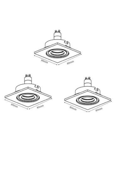 Встраиваемый светильник Lucide Focus 11002/15/31
