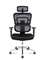 Кресло офисное Норден / Эрго / Ergo / черный пластик / черная сетка / черная ткань