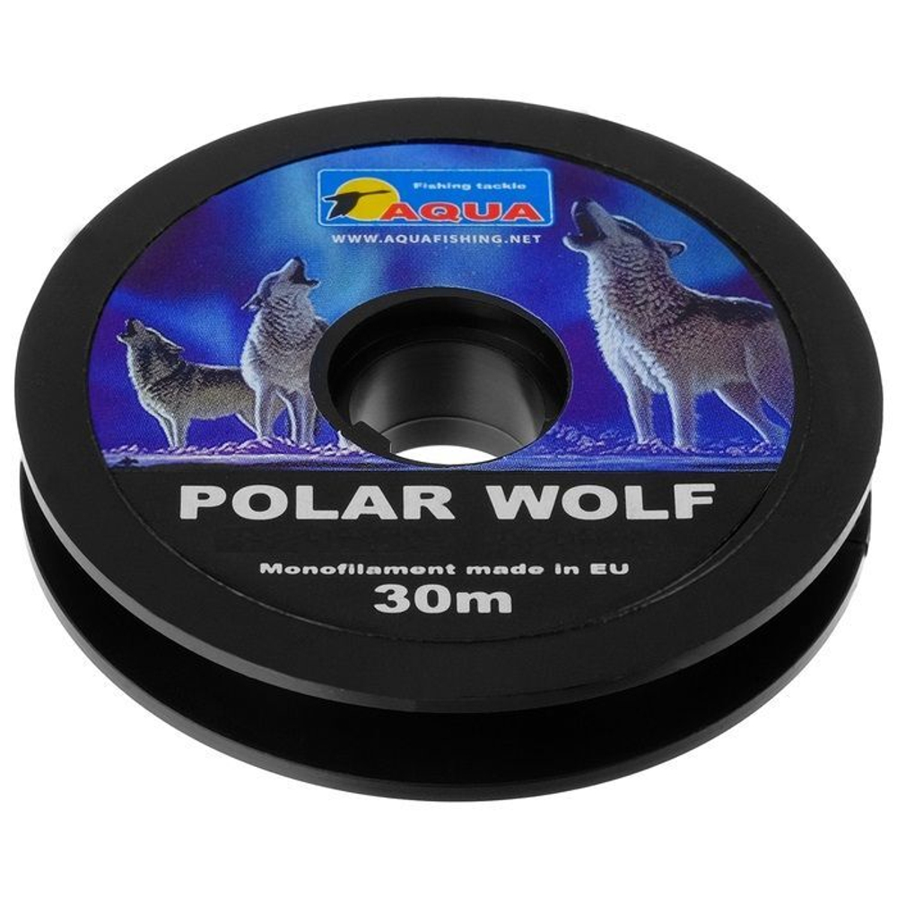 Леска зимняя рыболовная Polar Wolf 0,10mm 30m, 1 штука