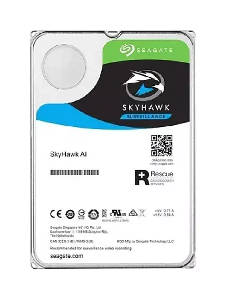 Жесткий диск HDD 12 TB Seagate SkyHawk AI (ST12000VE001)