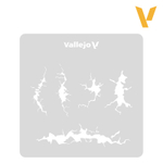 Hobby Stencils: Cracked Wall