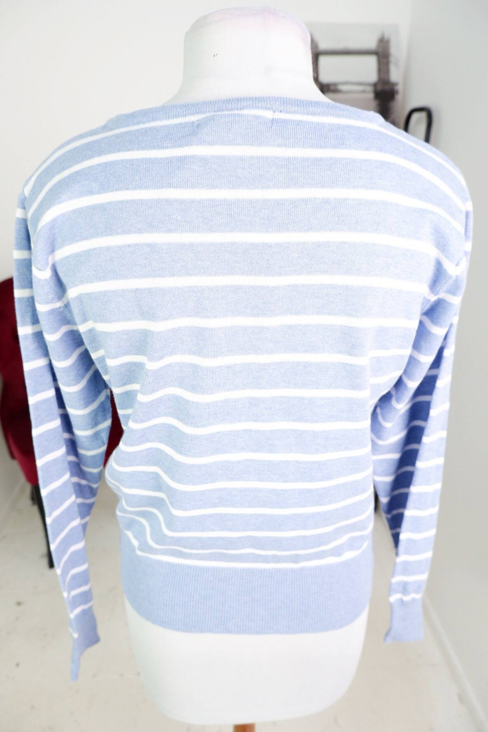 Кардиган Atmosphere в полоску, маркировка 38, визуально на 44 размер