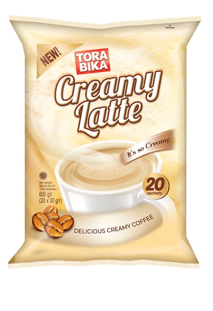 Кофейный напиток Torabika Creamy Latte, 20 пакетиков