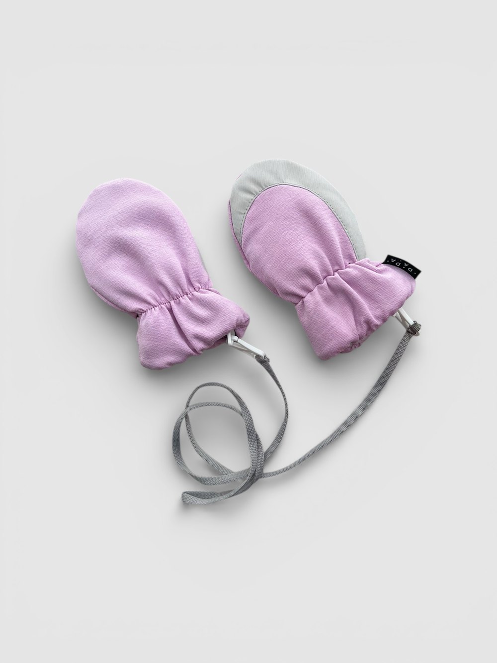 Утепленные варежки (лаванда)