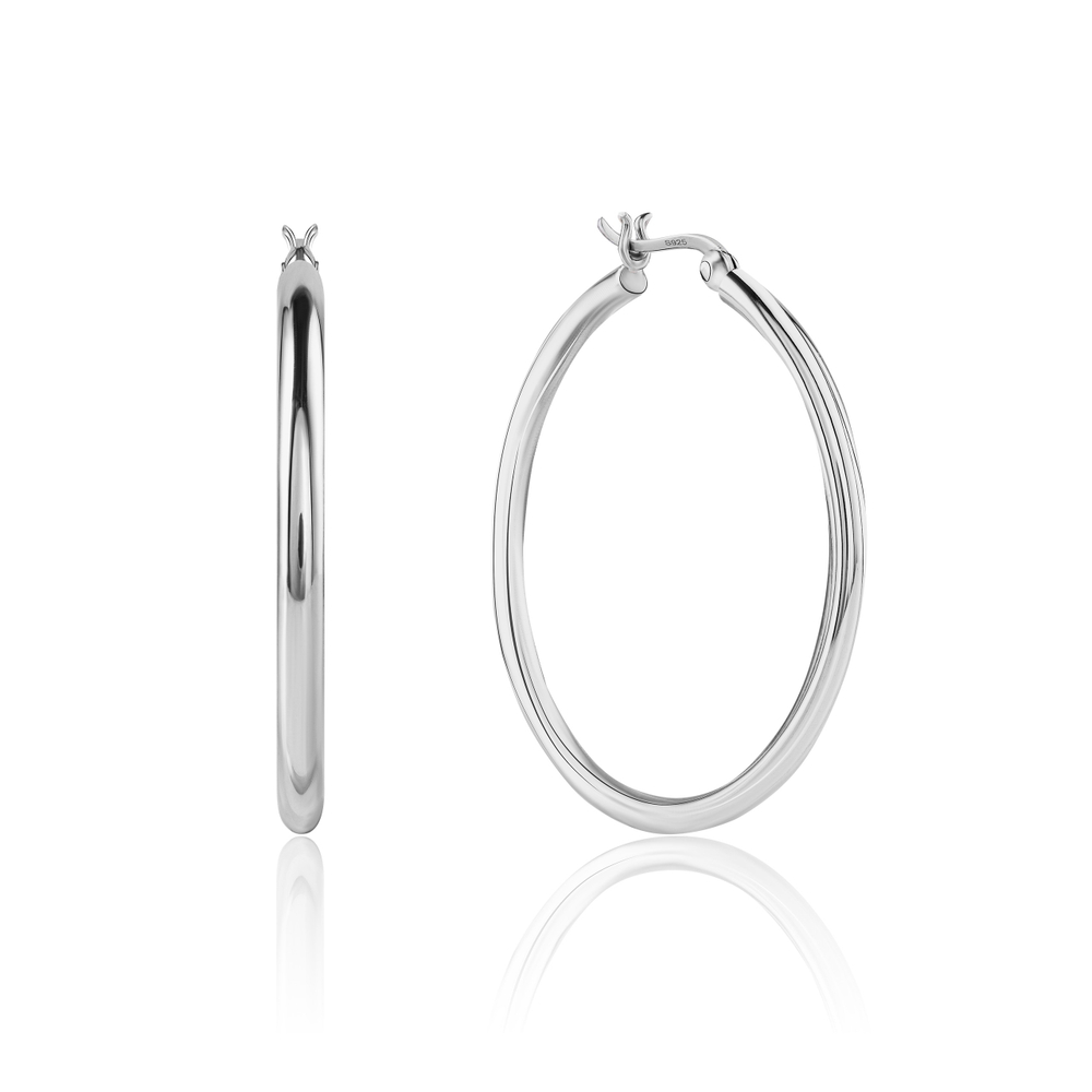 Серьги кольца 4,5 см