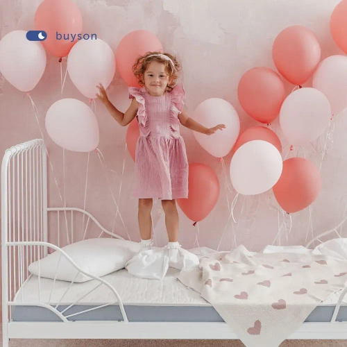 Детский матрас BuySunny, 13 см, жесткость выше средней, независимые пружины