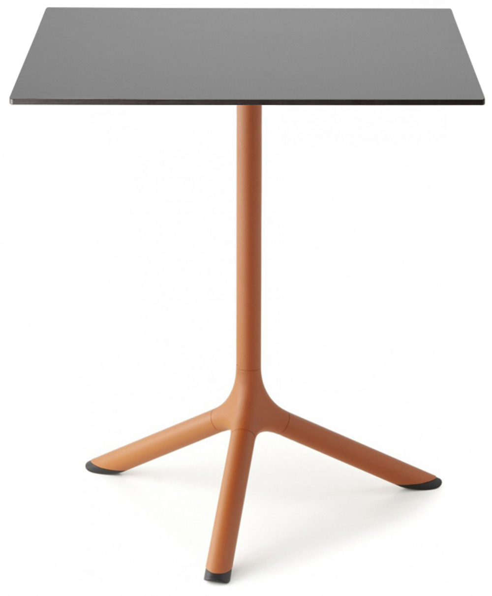 Стол ламинированный обеденный складной Scab Design Tripe Folding, терракотовый, антрацит