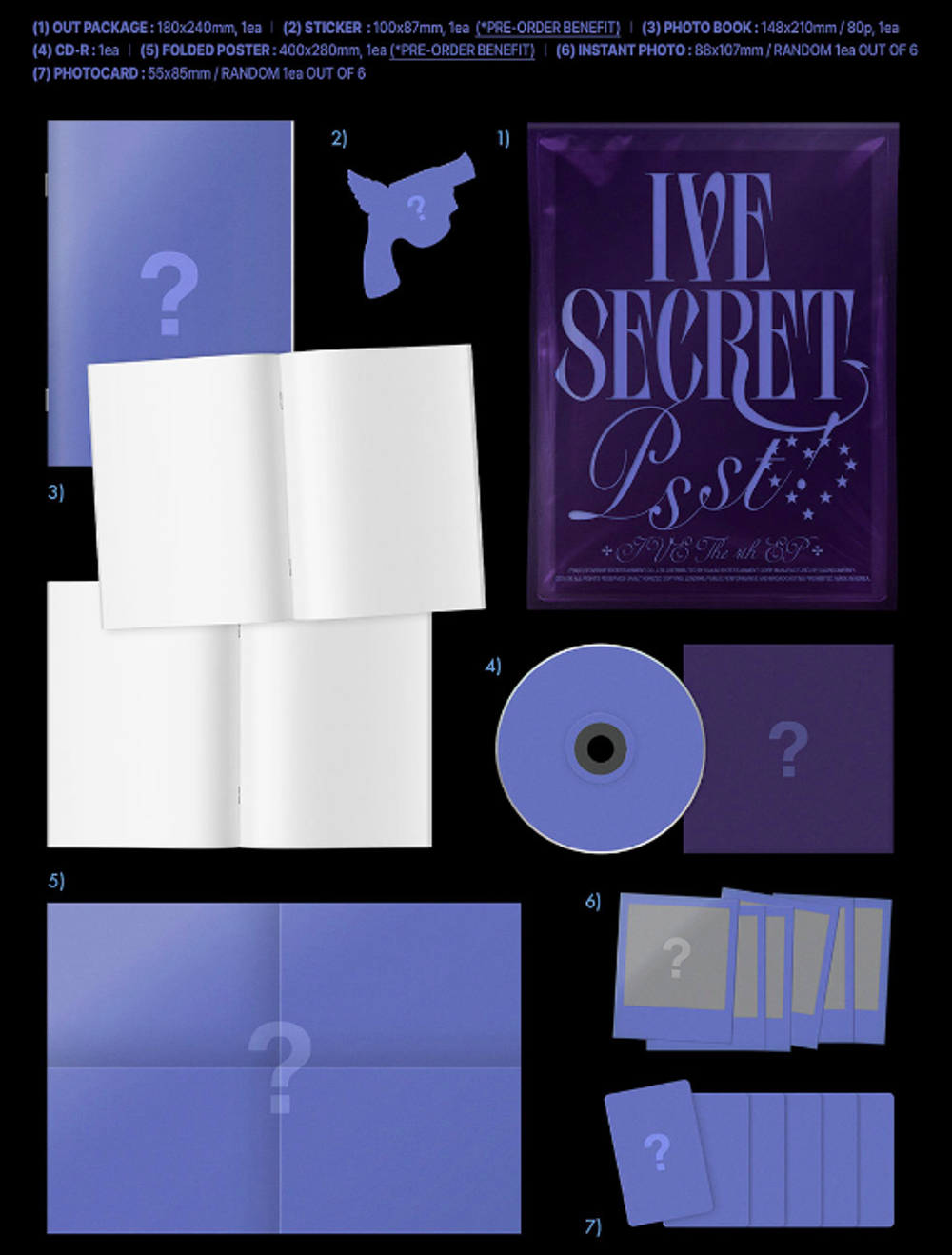 Альбом IVE - THE 4th EP IVE SECRET