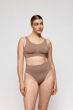 PRIMADONNA Nudda Корректирующие трусы-стринги, светло-коричневый