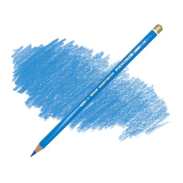 Карандаш художественный цветной POLYCOLOR, цвет 18 синий светлый