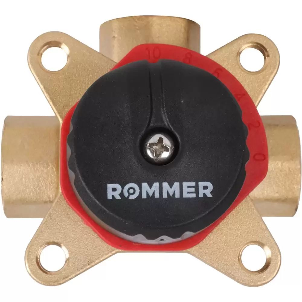 Трехходовой смесительный клапан 1/2 KVs 2.5 ROMMER (RVM-0003-002515)