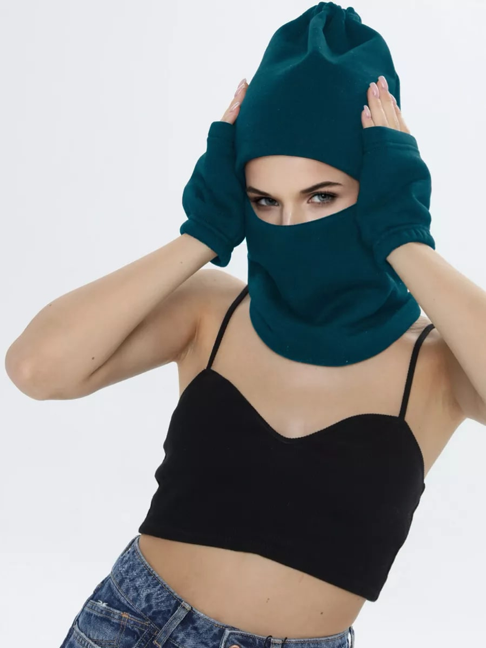 Снуд унисекс из футера с начесом