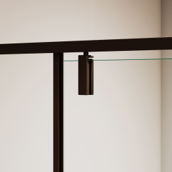 Душевой уголок с распашными дверями на петлях - RGW SV-33B (Прозрачное, 1000x1000)