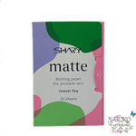 Салфетки для лица матирующие SHARY для проблемной кожи Зелёный чай, 50 шт. 251225