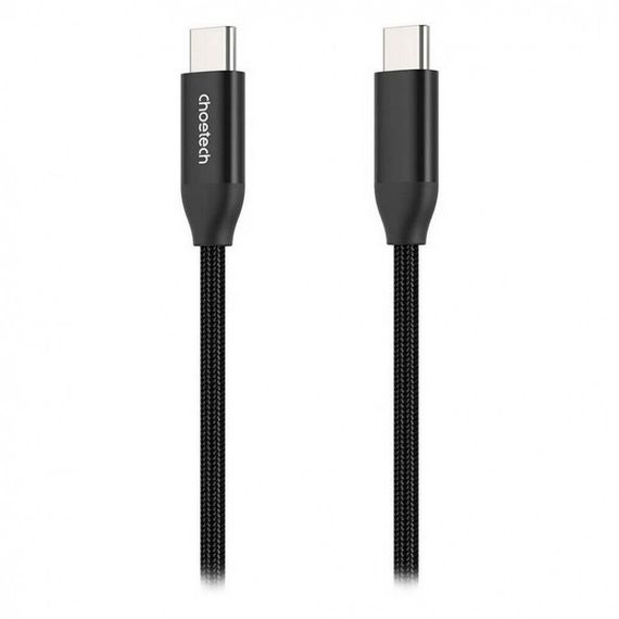 Кабель Choetech USB C to C 240W 5A 1.2 м (XCC-1035) Black / Черный