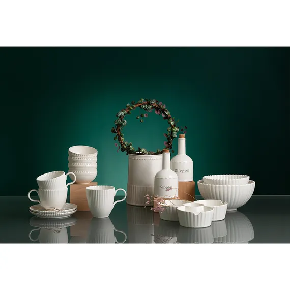 Салатник белого цвета Kitchen Spirit Ø20см