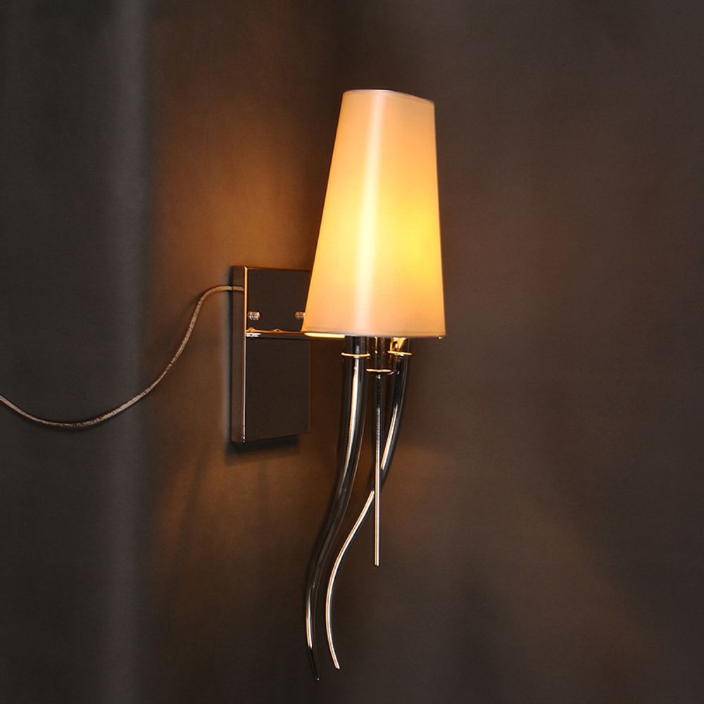 Настенный Светильник Crystal Light Brunilde Ipe Cavalli H92 Silver/Black By Imperiumloft