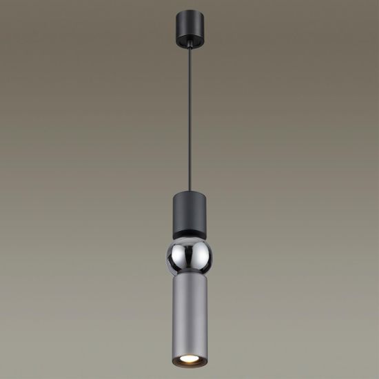 4070/5L L-VISION ODL19 475 серый/хром Подвес GU10 1*5W SAKRA