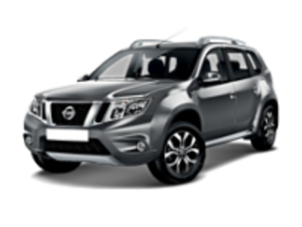 Багажники на крышу Nissan Terrano III 2014-2019 на рейлинги