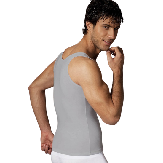 Мужская майка Doreanse с глубоким вырезом серая 2255