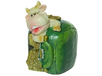 Копилка Бычок с сундучком 7,5см 23242