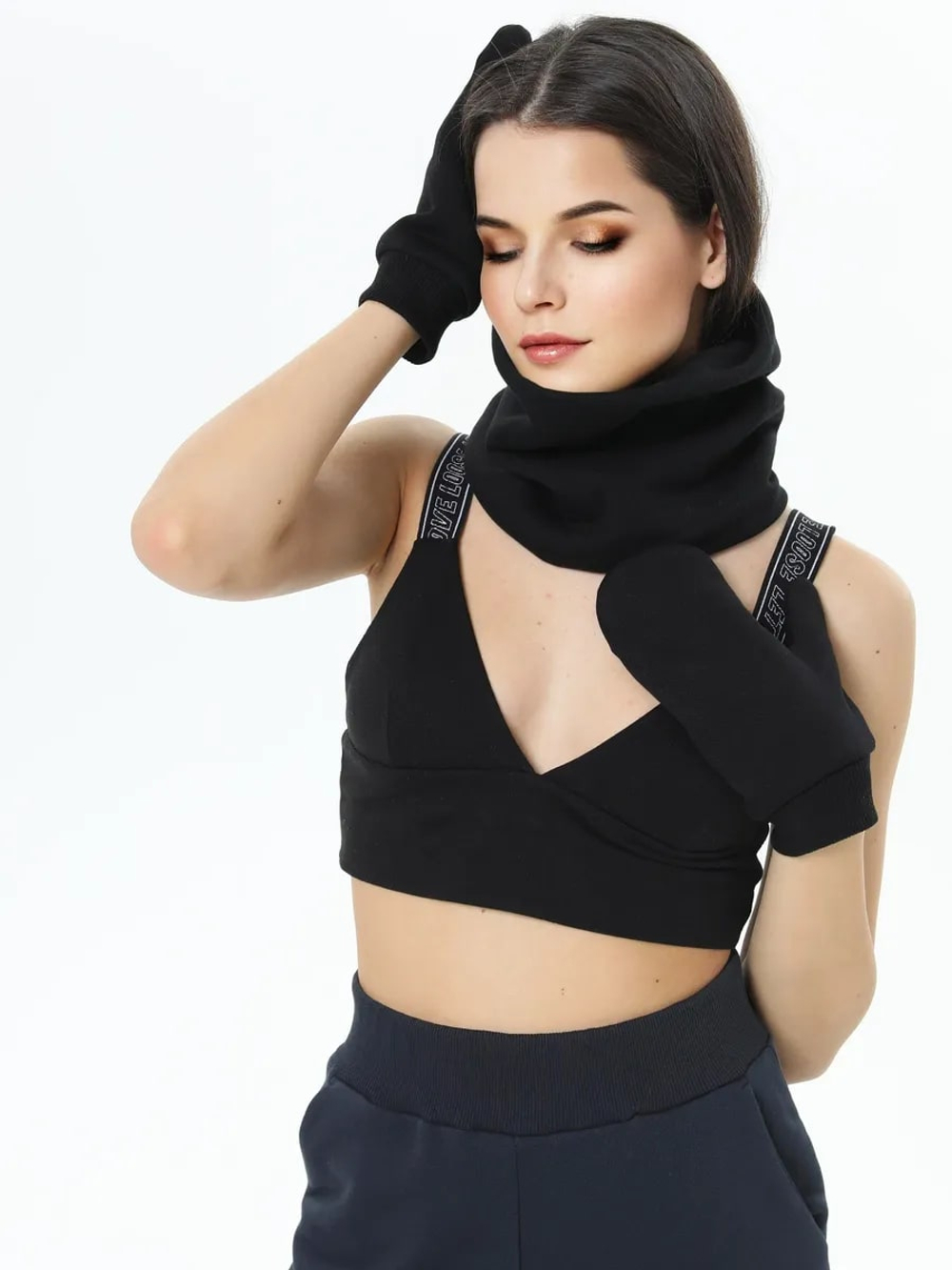 Снуд унисекс из футера с начесом