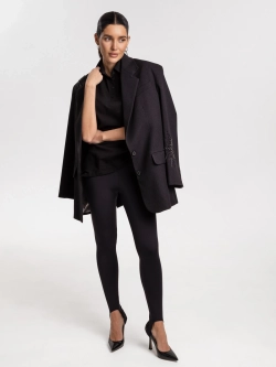 Лосины со штрипками DEW, черный