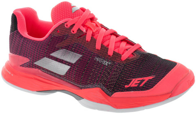 Женские Кроссовки теннисные Babolat Jet Mach II Clay Women - fluo pink/silver/fandango