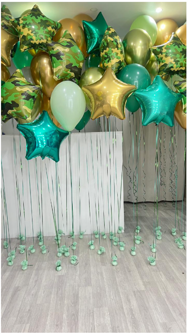 шары на 23 февраля и дембель №48