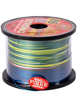 Леска плетёная WFT KG STRONG Multicolor 250 м, 0.52 мм