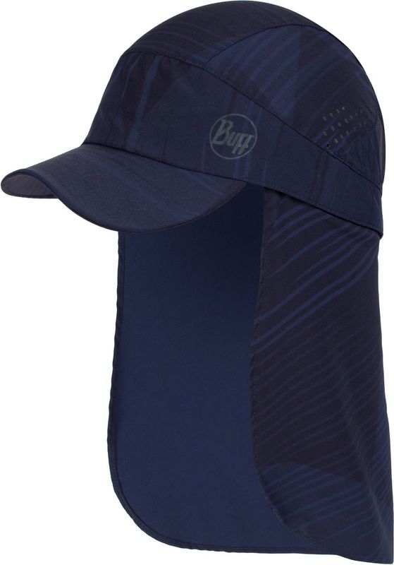 Кепка с защитой шеи от солнца Buff Pack Sahara Cap Grevers Navy Фото 1