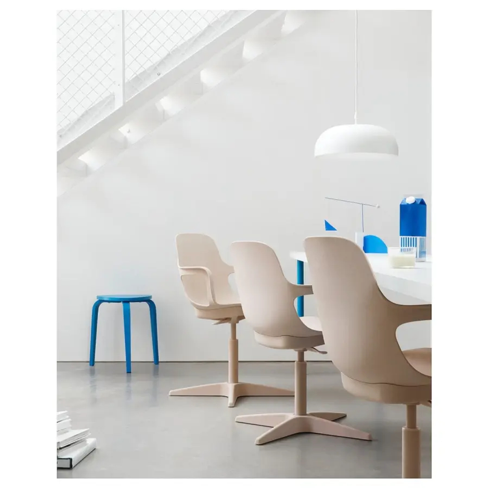 Офисный стул - IKEA ODGER, 68x68x90см, бежевый, ОДГЕР ИКЕА