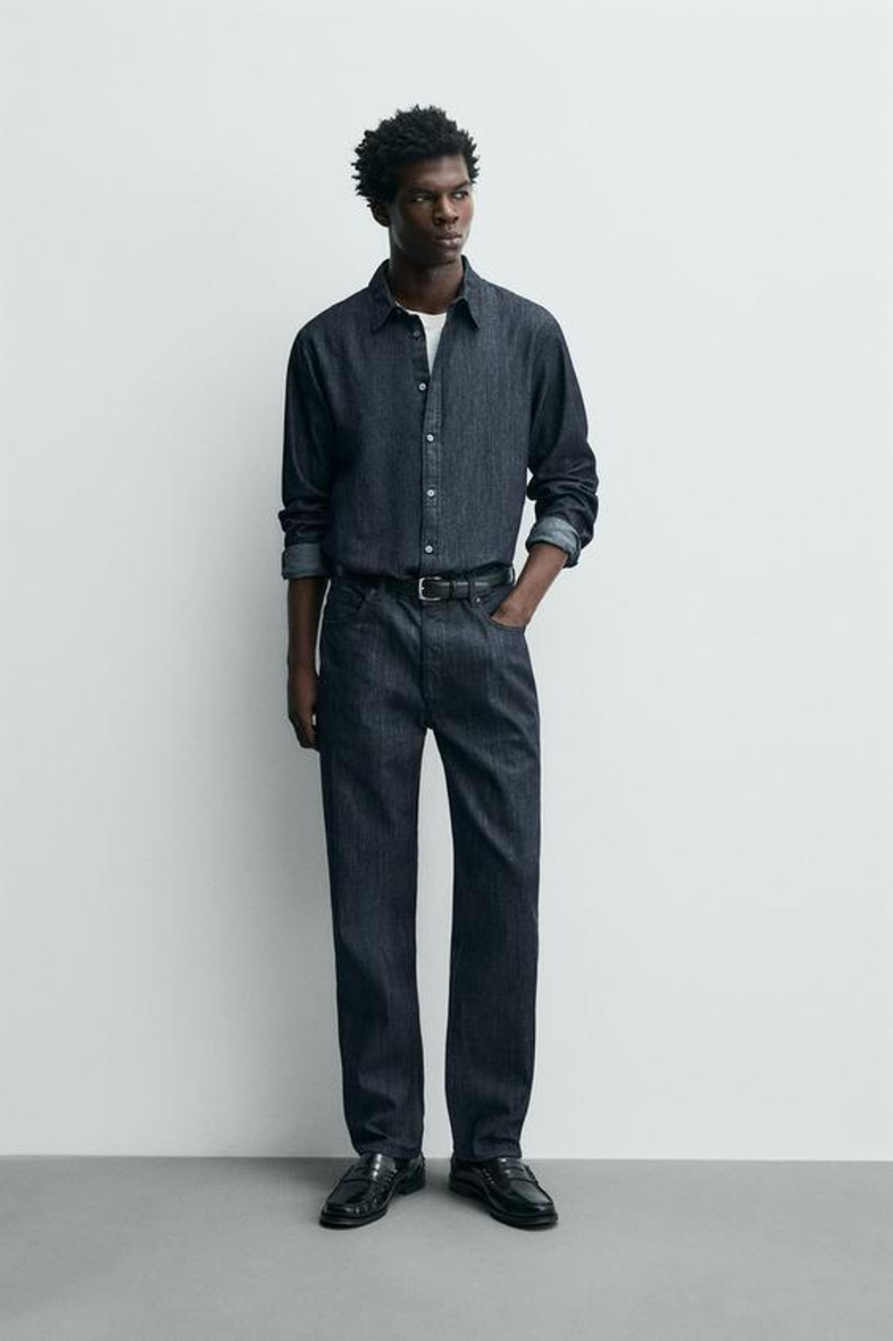 ZARA ДЖИНСЫ SLIM FIT COMFORT, СИНИЙ