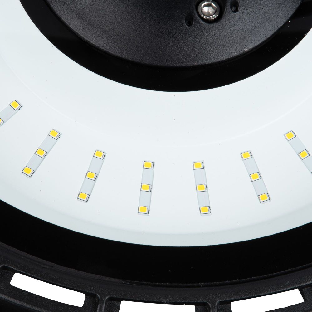 ULV-T30-60W-4000K-60 IP65 BLACK Светильник светодиодный уличный садово-парковый венчающий. на опору 60мм. Белый свет 4000K. Угол 100 градусов. TM Uniel