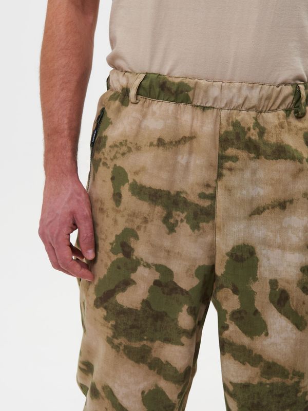 Брюки летние Стрелок ткань Смесовая (Сорочка) цвет Малахит