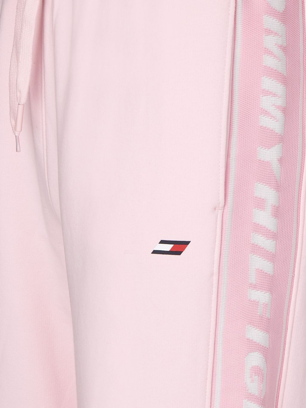 Женские теннисные брюки Tommy Hilfiger Relaxed Branded Sweatpant - pastel pink