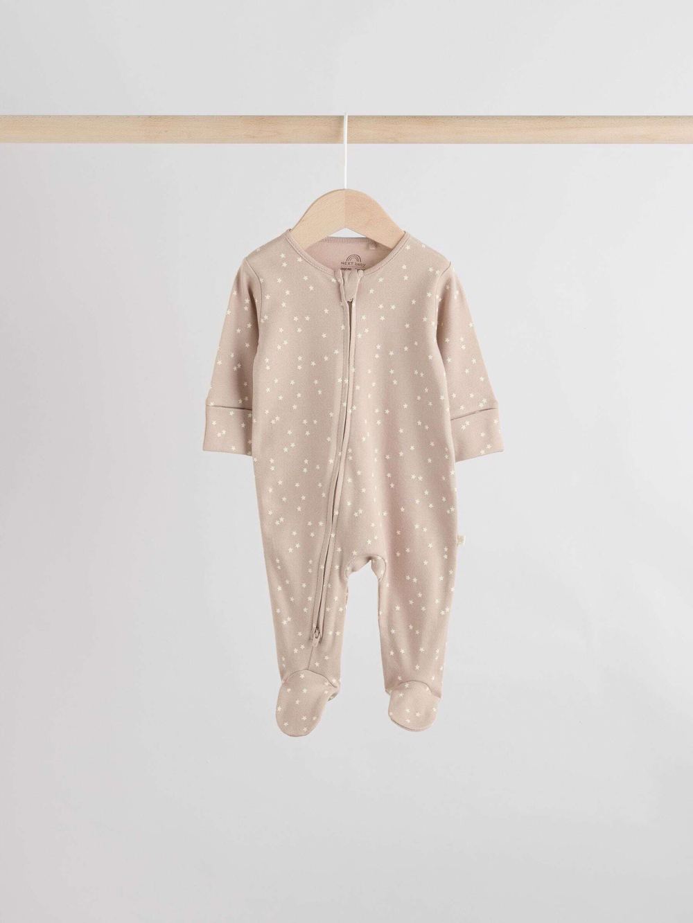 Комбинезон / Слип для малышей Next AW3-259, 4 шт., Кремовый, Бежевый