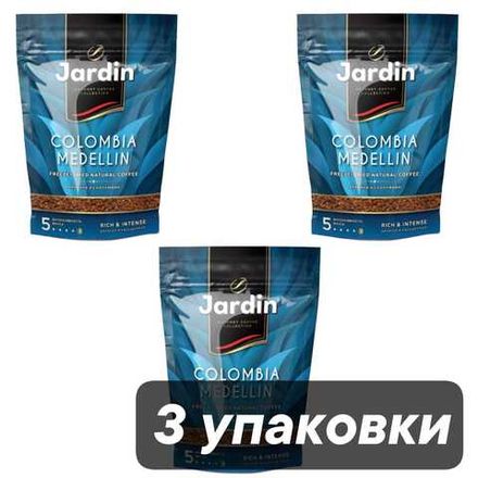 Кофе растворимый Jardin Colombia Medellin 150 г 3 шт